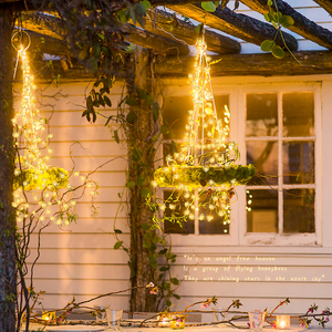 Guirlande lumineuse féerique à 30 LED en forme d'abeille mignonne