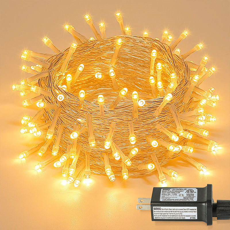 Lumière de Noël colorée de 33 pieds à 100 LED