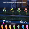 Lampes solaires à fleurs Calla Lily, 7 couleurs