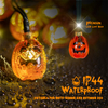 Guirlande lumineuse solaire citrouille Halloween 20LED