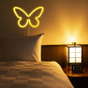 Enseignes lumineuses au néon papillon LED mignonnes 