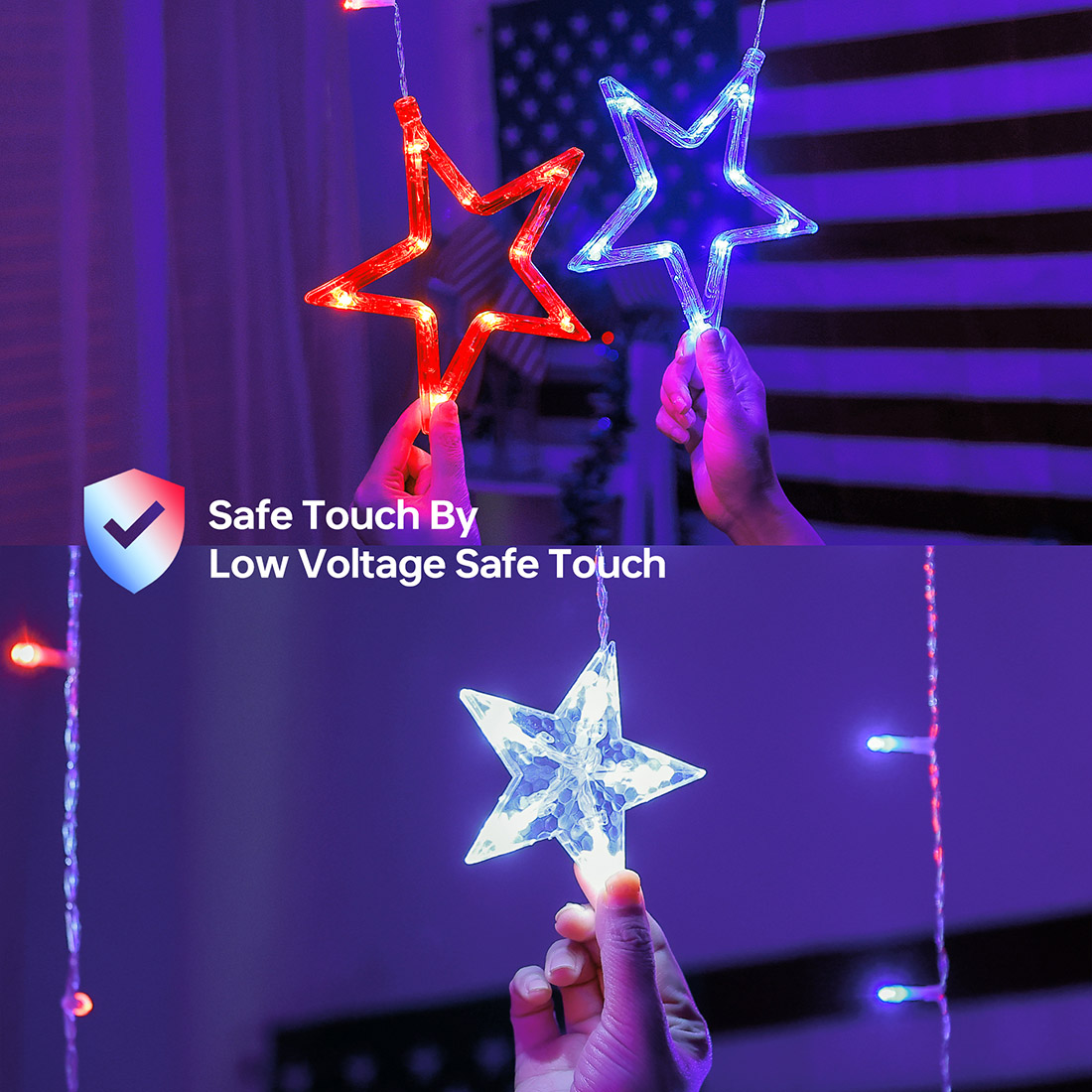 Guirlande lumineuse Star Independence Day