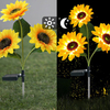 Lampe solaire sur piquet à LED tournesols