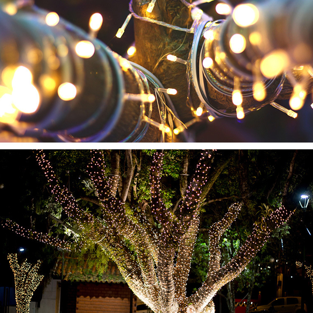 Guirlandes lumineuses pour rideaux de fées, événements de mariage