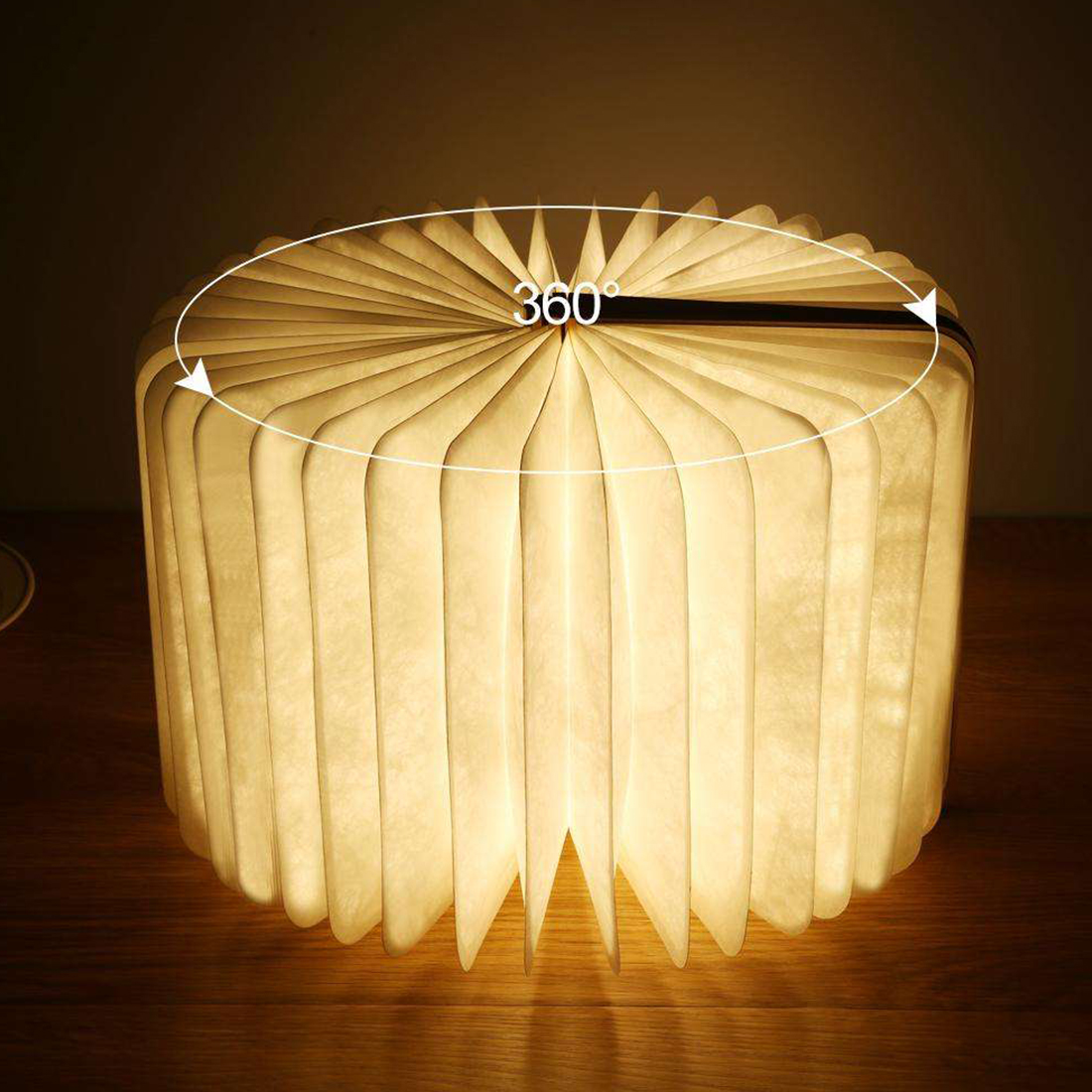 Lampe de bureau pliante