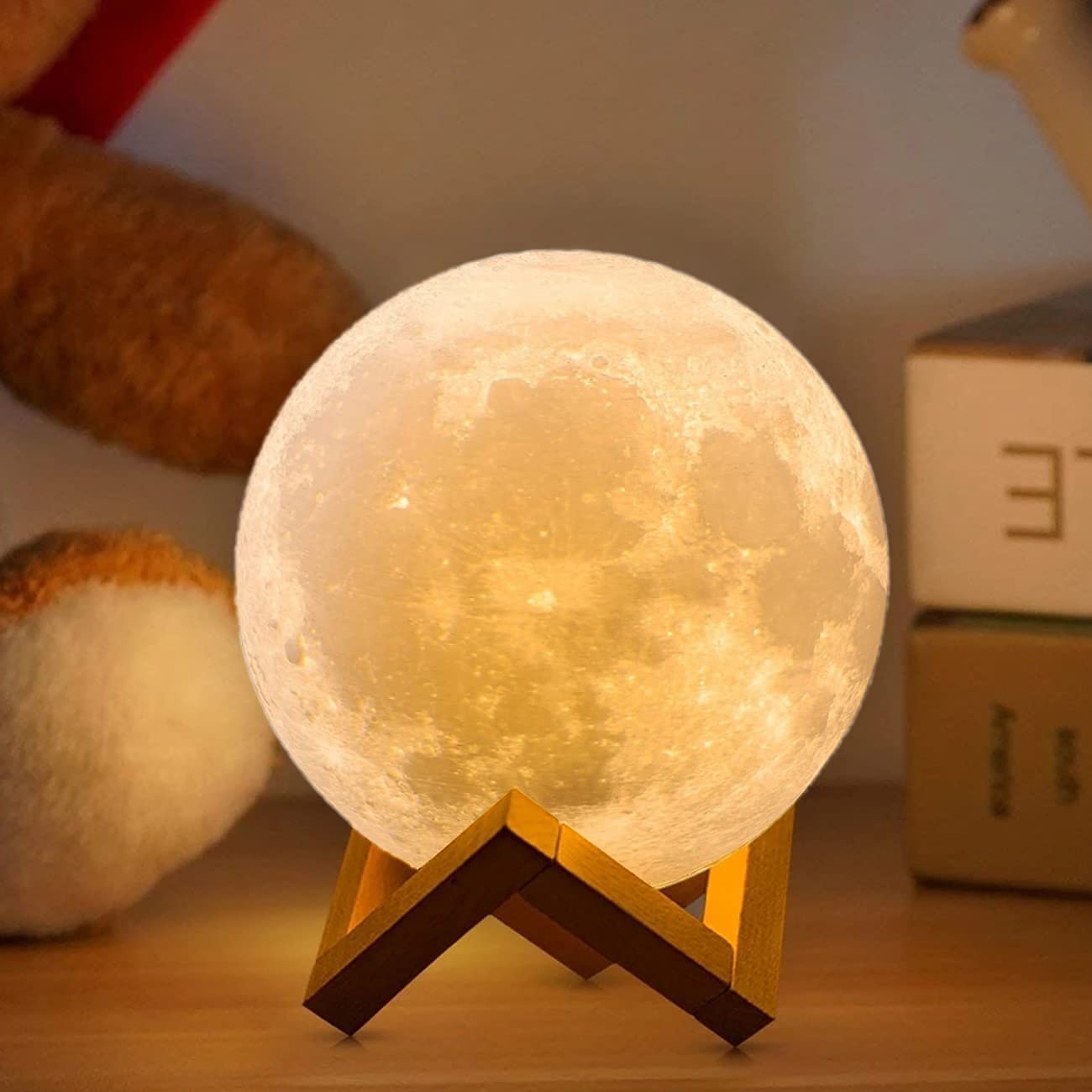 Lampe lunaire imprimée en 3D