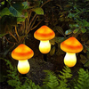 Lampes solaires à LED en forme de champignon