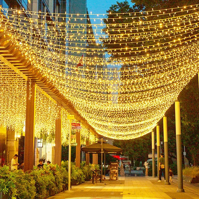 Guirlandes lumineuses scintillantes pour décoration de mariage