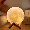 Lampe de lune de nuit imprimée en 3D