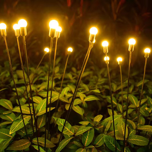 Lumières solaires de jardin, lumière oscillante Starburst