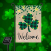 Drapeau de jardin trèfle trèfle de la Saint-Patrick